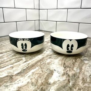 Mickey Mouse Minnie Mouse Disney Bowls Disneyland Hong Kong